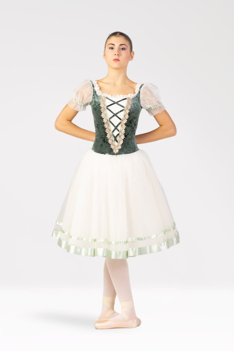 Robe spectacle giselle verte