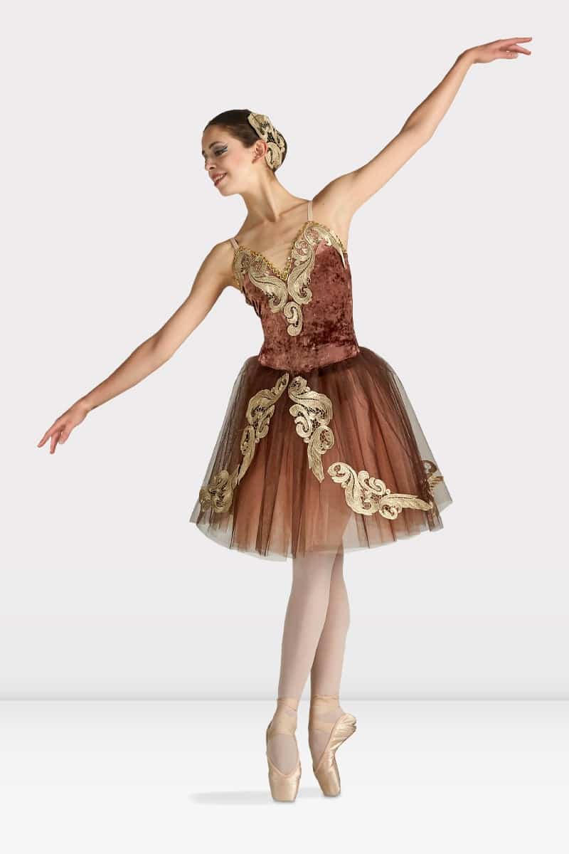 Tutu de Spectacle Marron et Or