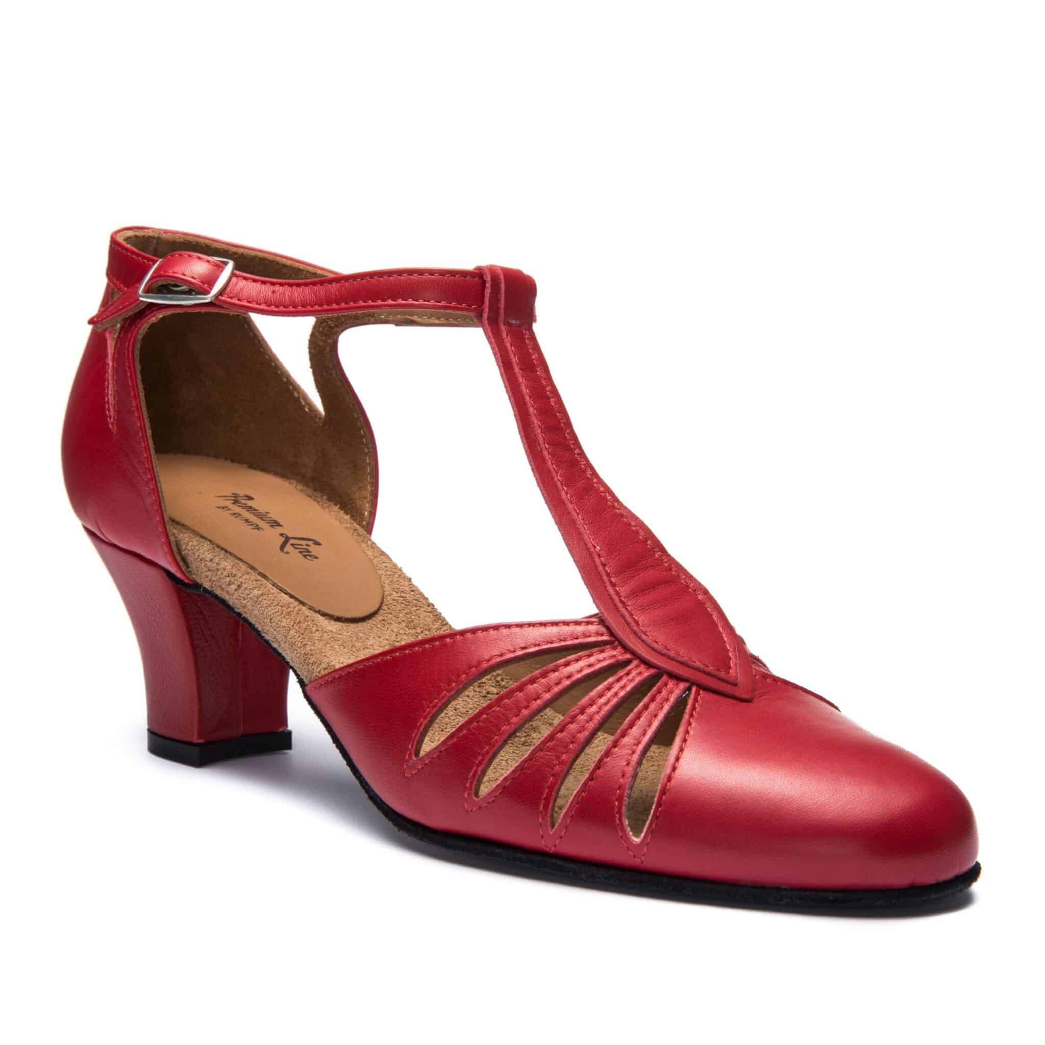 Chaussures Danses Latines Rumpf Gigi Rouge