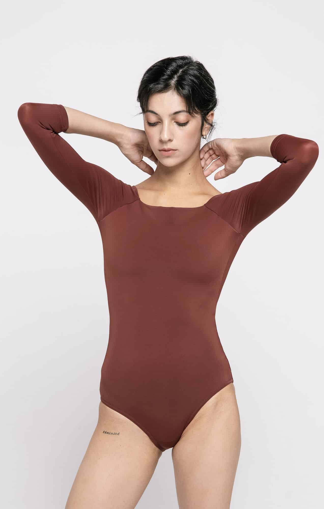 Justaucorps Zidans Dolce Carlotta Marron