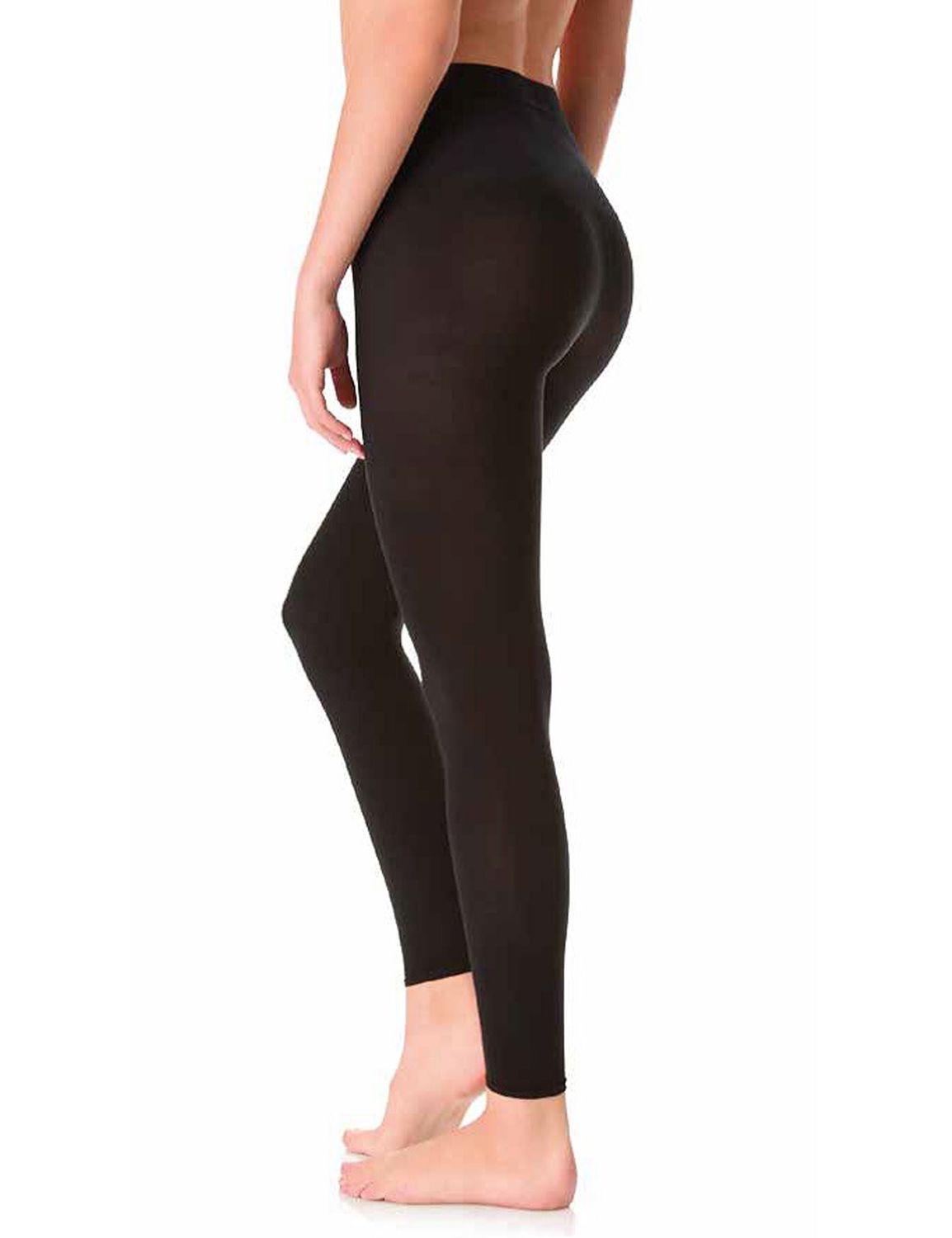 Collant Legging Opaque Noir Pirou