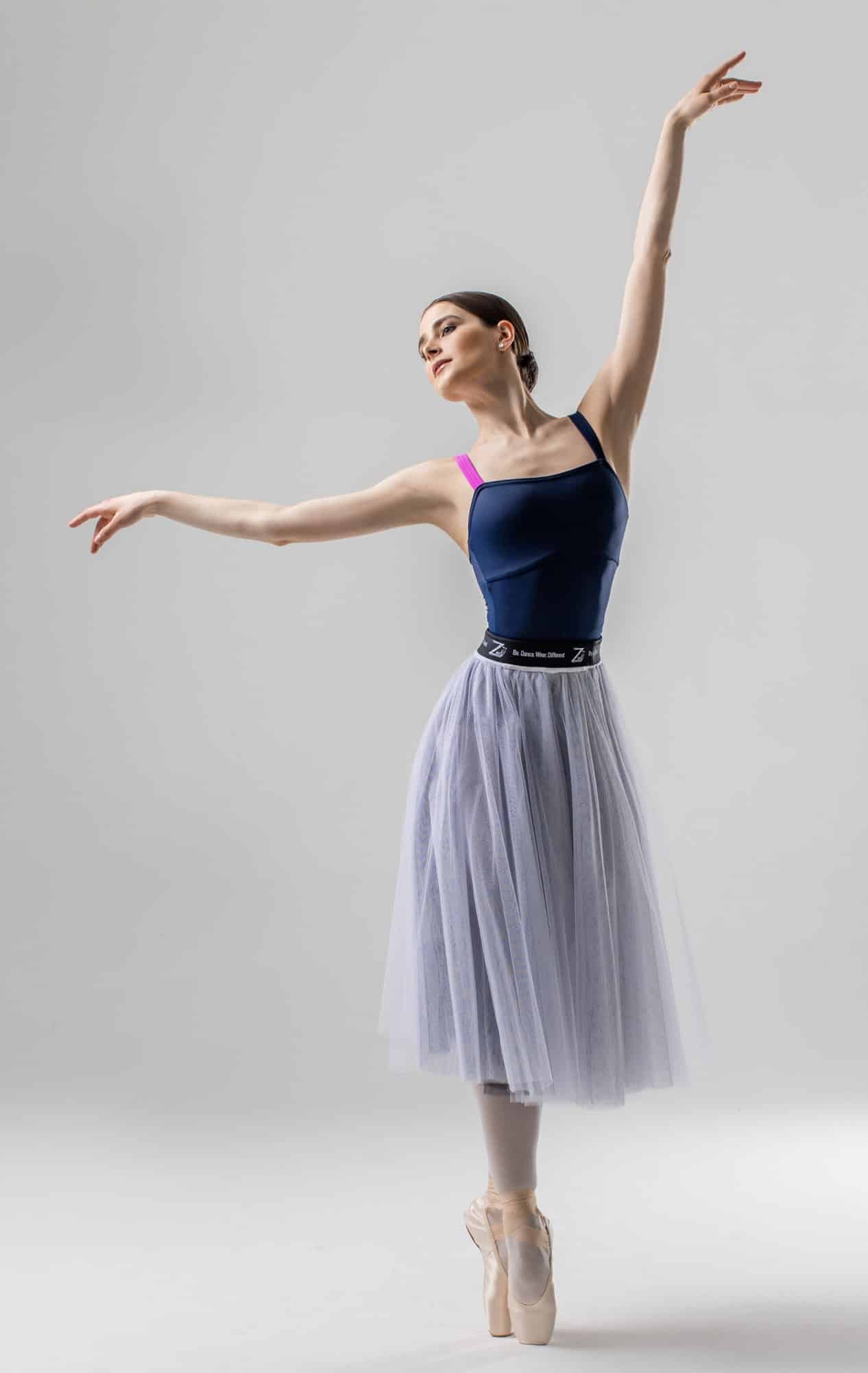Jupe en Tulle Zidans Chopin Blanc