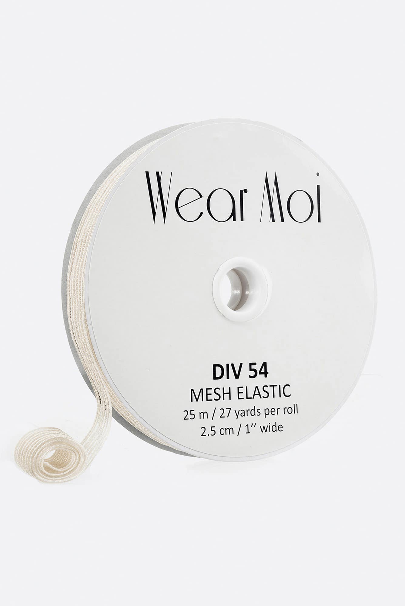 Rouleau d’élastique transparent pour pointes